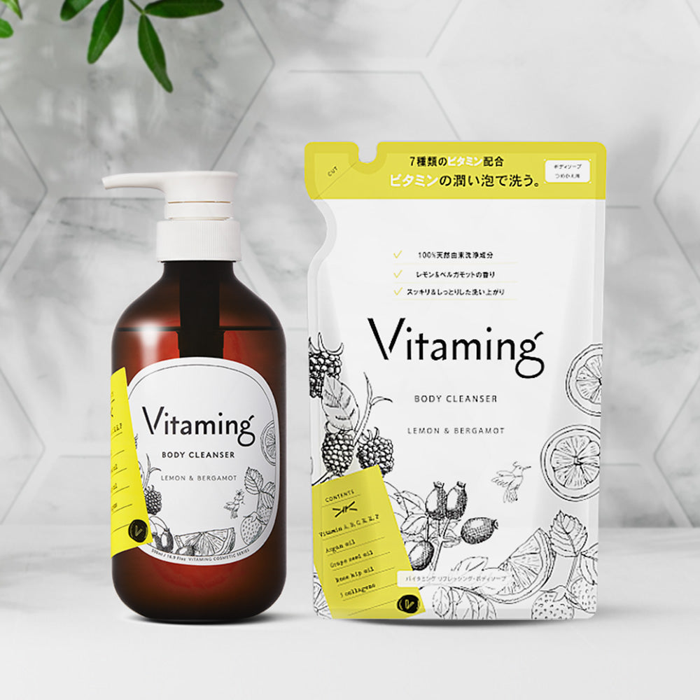 Gel tắm Vitaming Nhật Bản 500ml