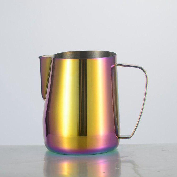 Ca Đánh Sữa Mạ Màu - Milk Pitcher 350ml,600ml