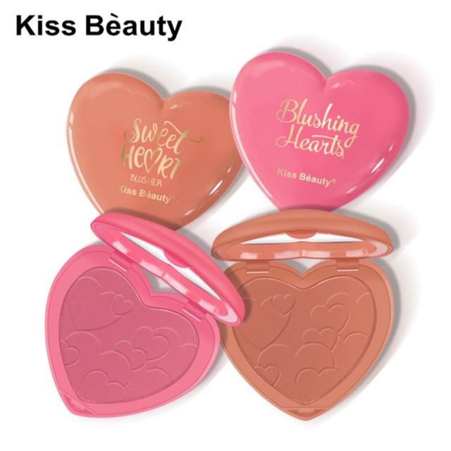 Phấn má trái tim kiss beauty