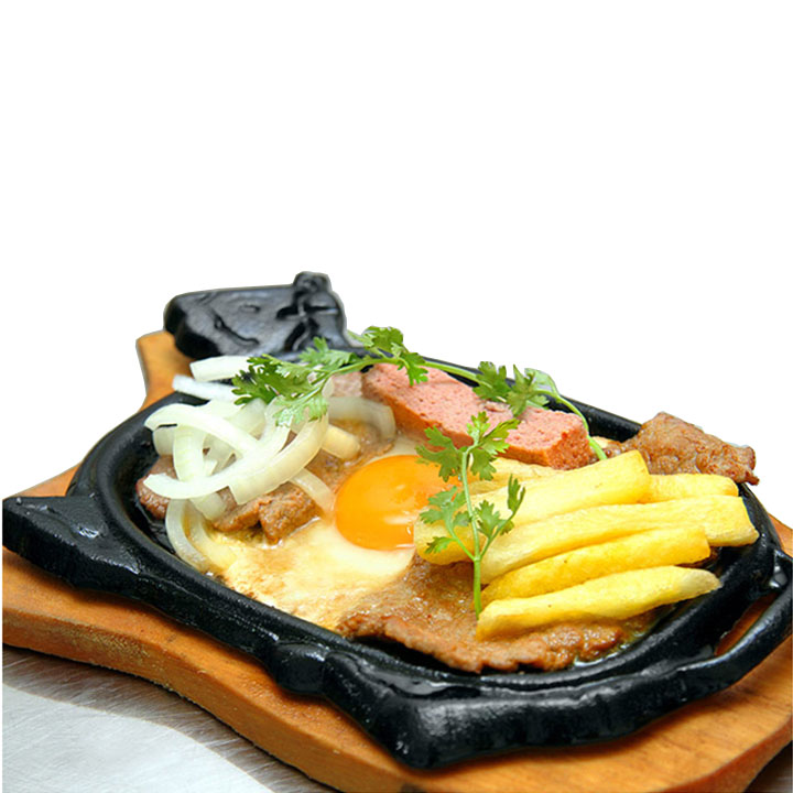 Đế Gỗ Lót Chảo Gang Làm Bò Bít Tết