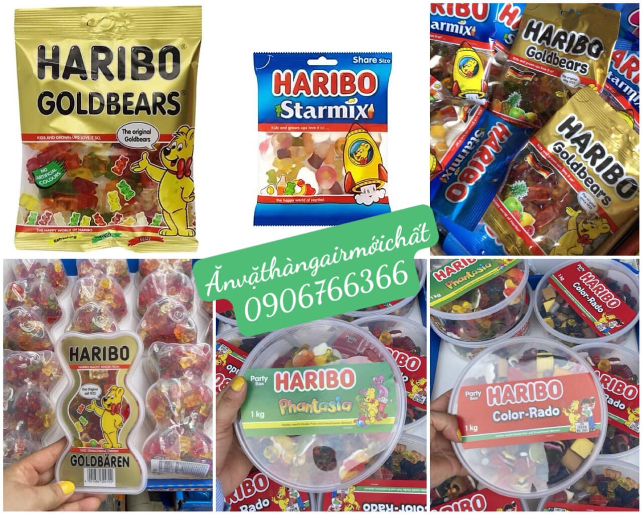 [Tổng Hợp Date 2027]Kẹo Dẻo Trái Cây Haribo Đức Đủ Loại