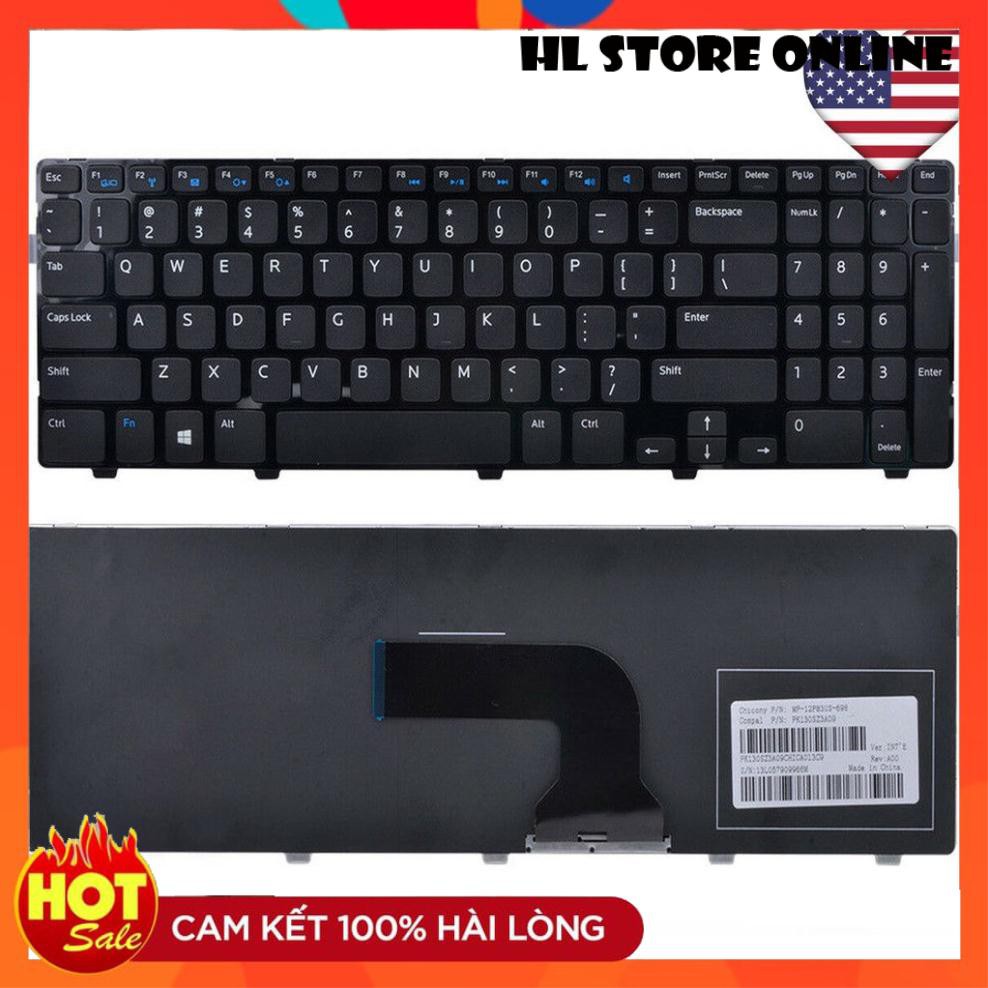 Bàn phím laptop dell inspiron 15 3521 3537 15r 5521 5537 vostro 2521