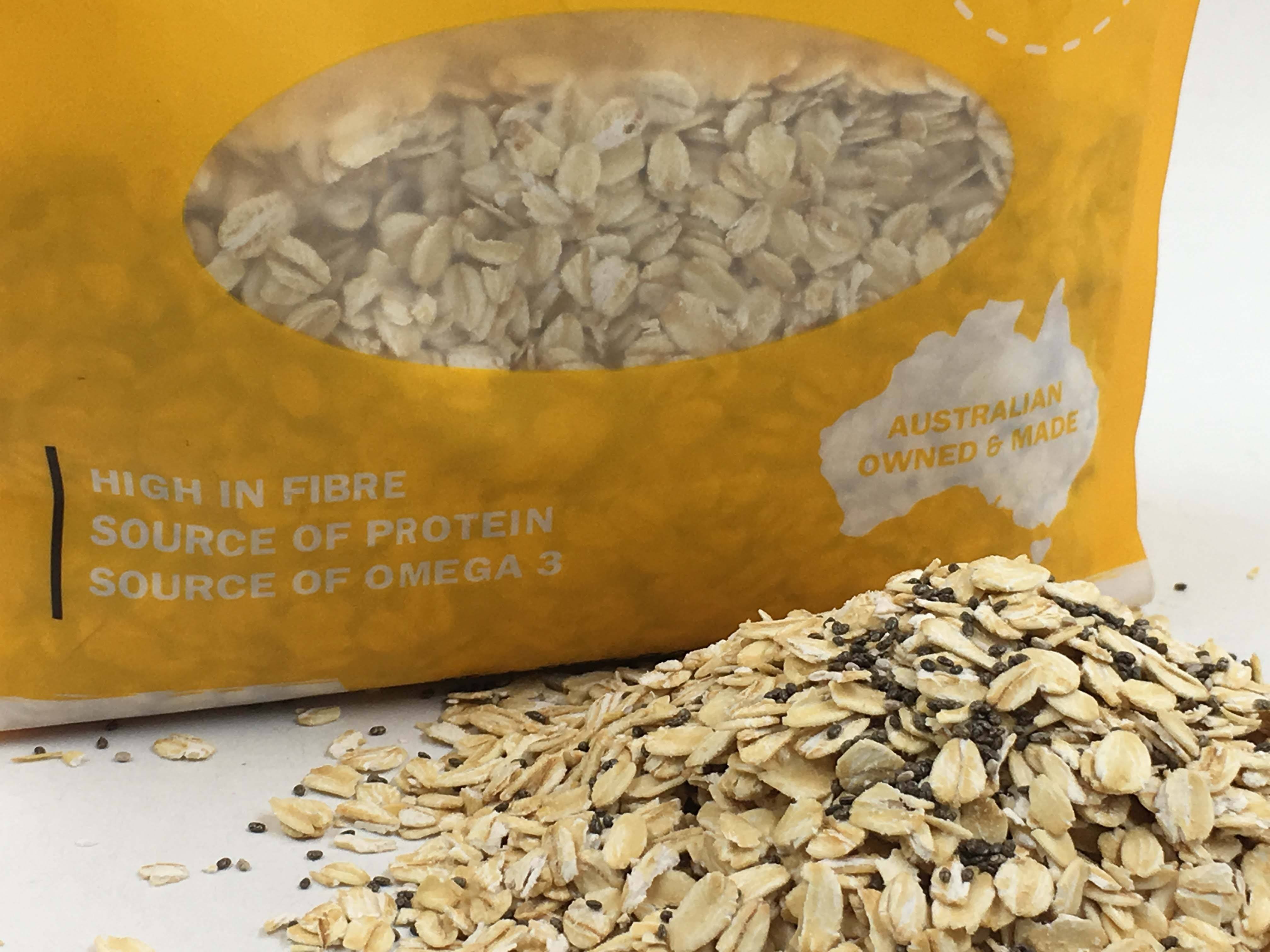 Yến mạch hạt chia Healthy Garden Úc