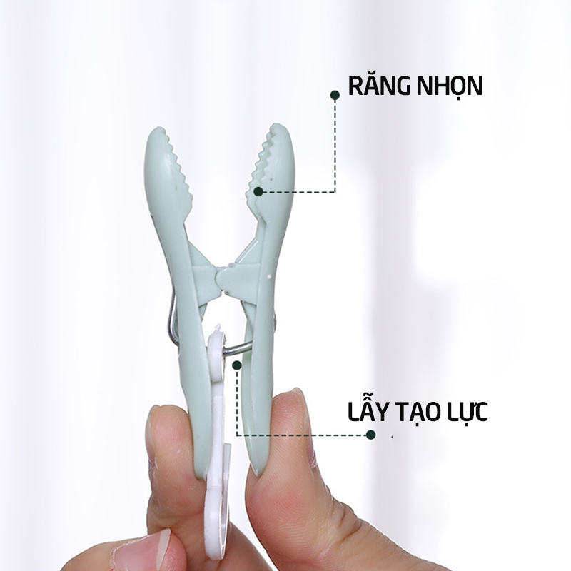 Móc chùm phơi quần áo trẻ em 32 kẹp
