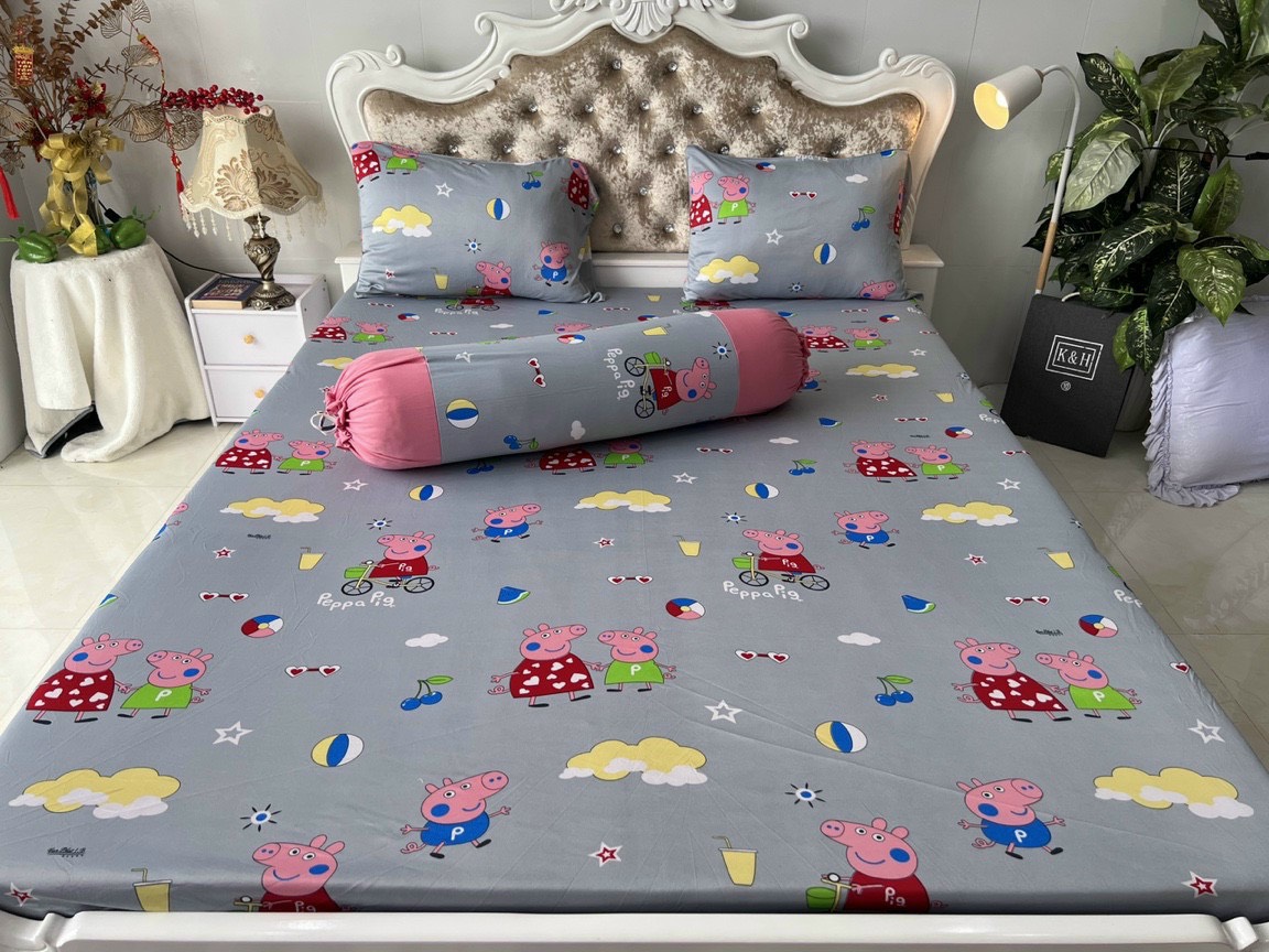 (1M4*2M) Bô drap ga thun Han quốc Vạn phát không mền