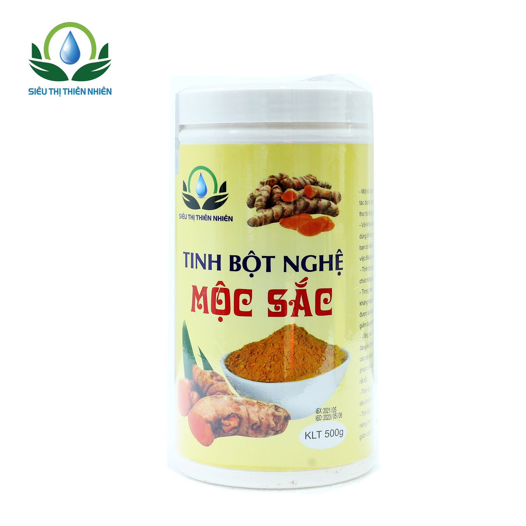 Tinh bột nghệ Mộc Sắc hộp 500g
