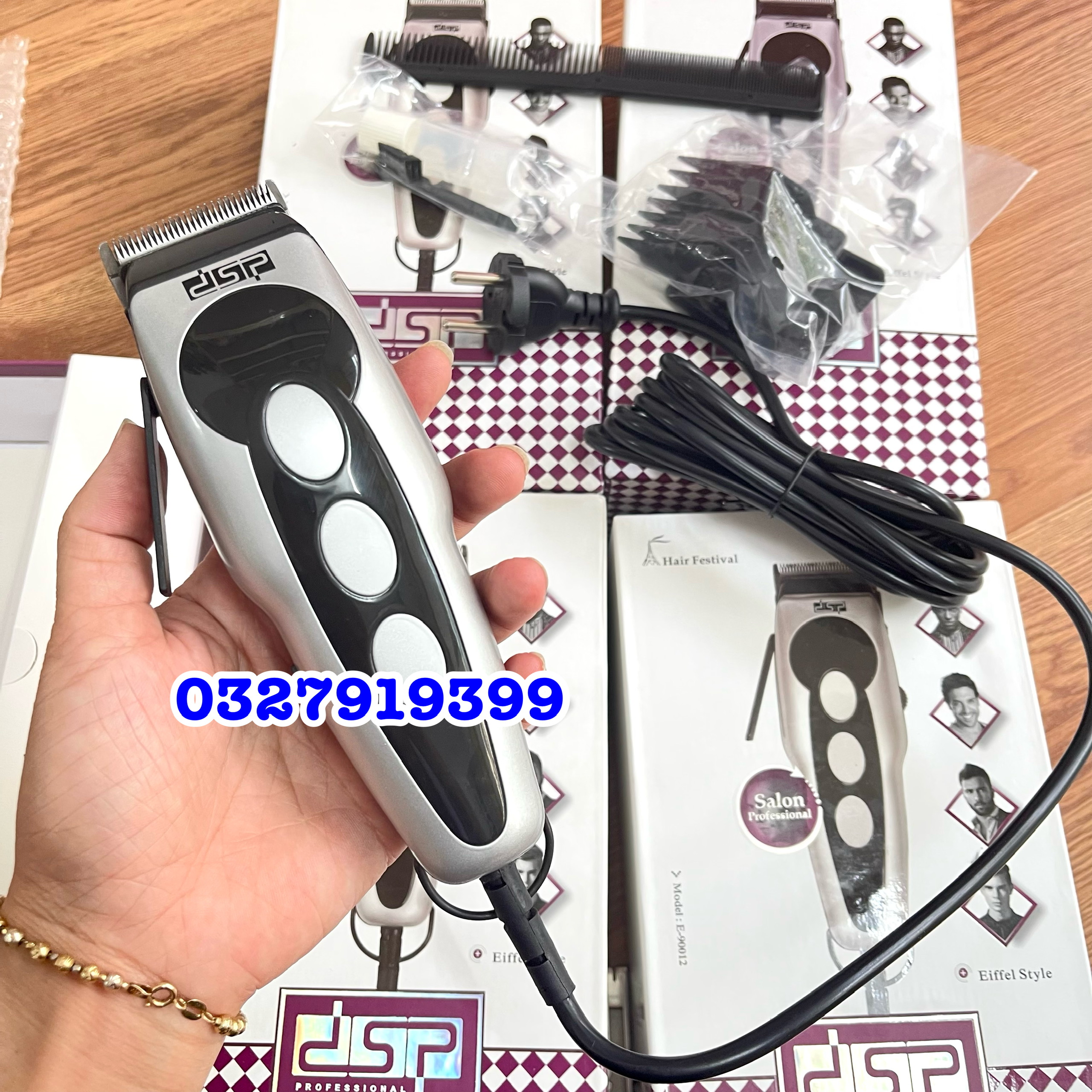Tông đơ cắt tóc Kemei 90-4 công suất 10W cao cấp