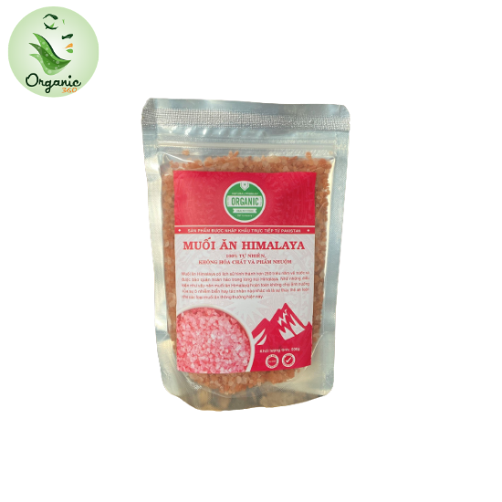 Muối hồng Himalaya nhập khẩu Pakistan 0.5kg loại thô