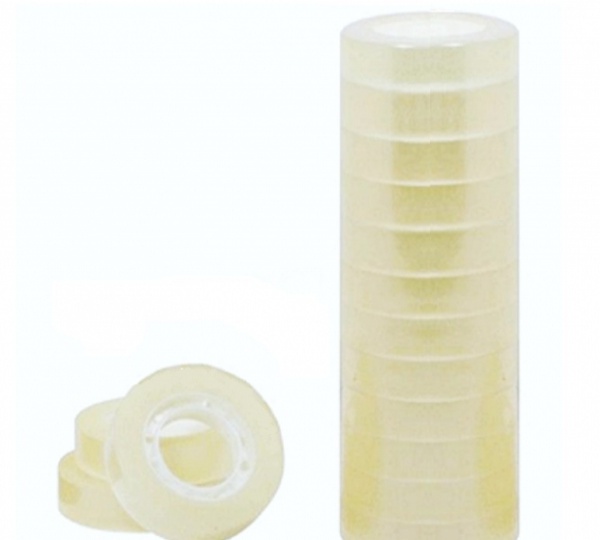 Cây 10 cuộn Băng keo văn phòng nhỏ 18F
