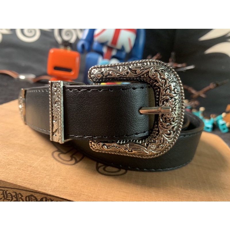 Thắt lưng unisex Chrome Heart da PU cao cấp.