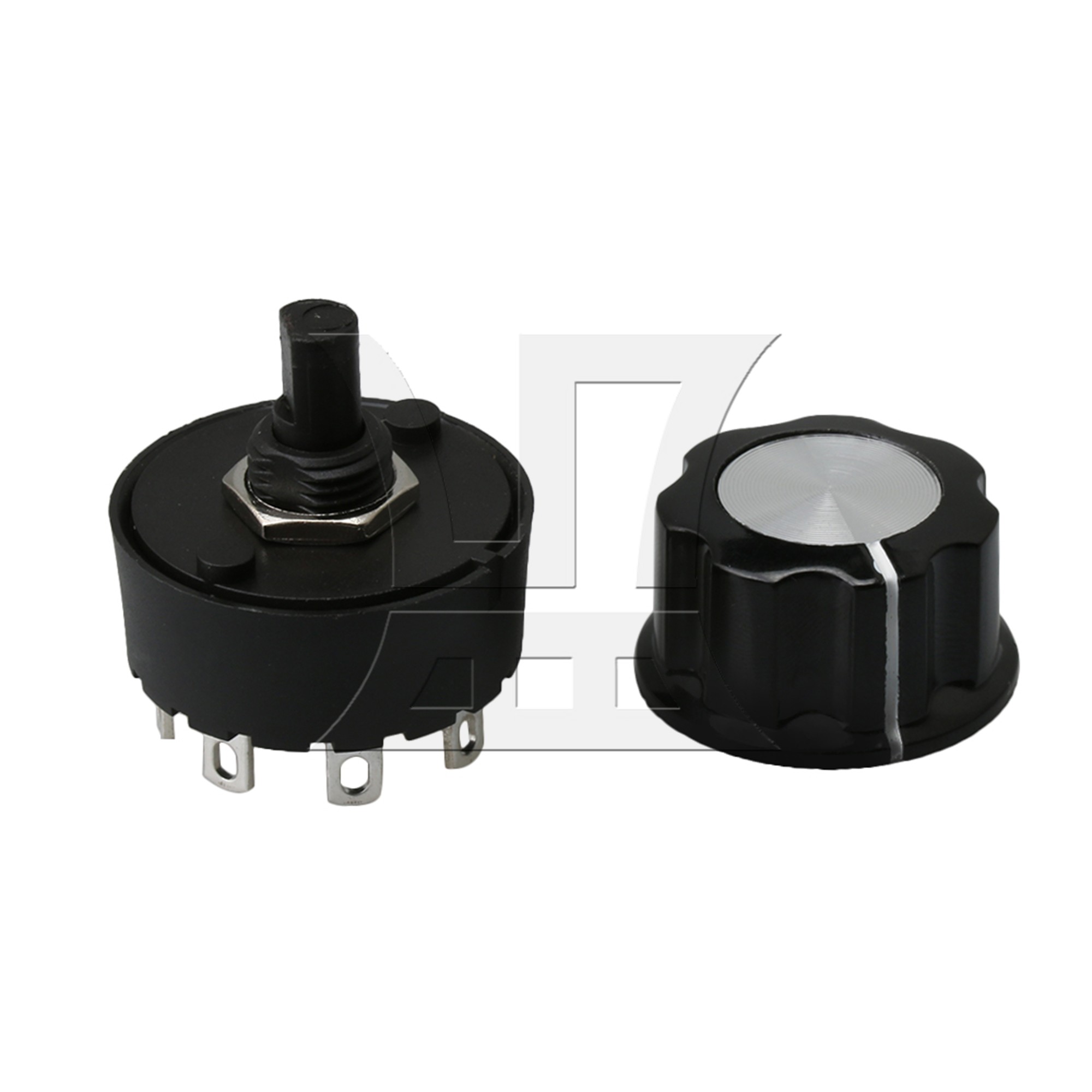 6 Positions Selector Rotary Switch with Knob for Home Appliance Power under 800w
