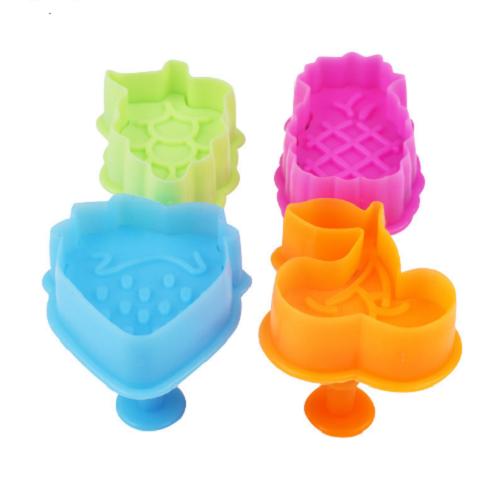 Bộ 4 khuôn làm bánh quy 3D hình quả