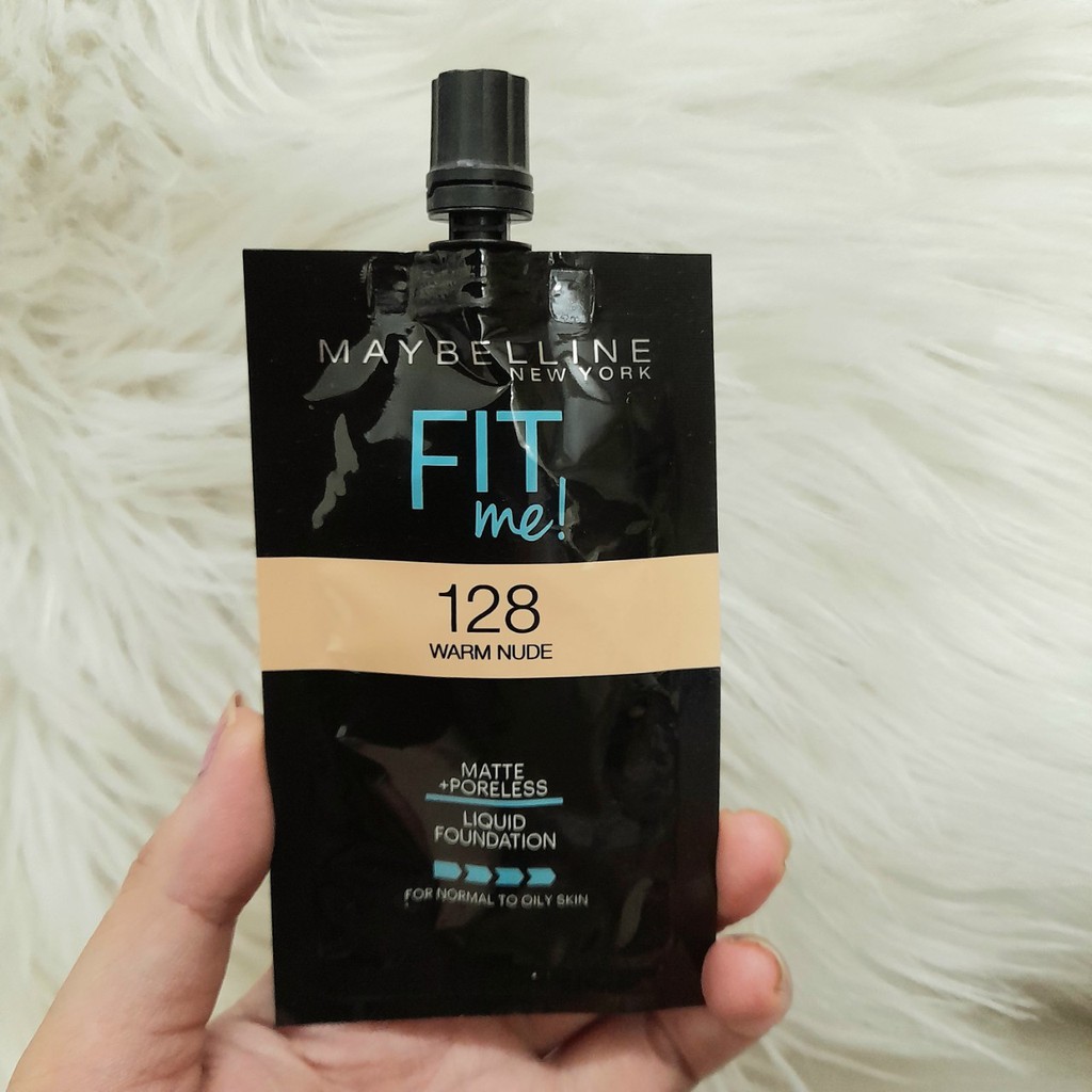 (5ml) Sample Kem Nền Mịn Lì Maybelline Fit Me Matte + Poreless