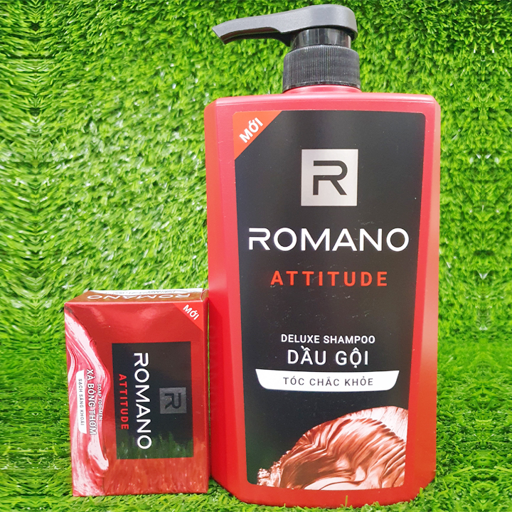 [Tặng Xà Bông Cục] Dầu Gội Romano Attitude 650g