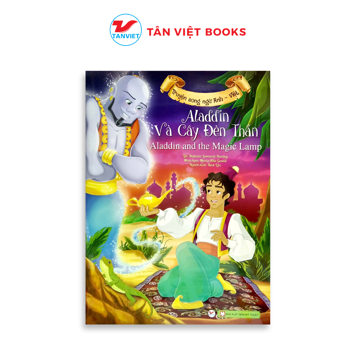 Truyện song ngữ anh - việt: aladdin và cây đèn thần - tân việt books