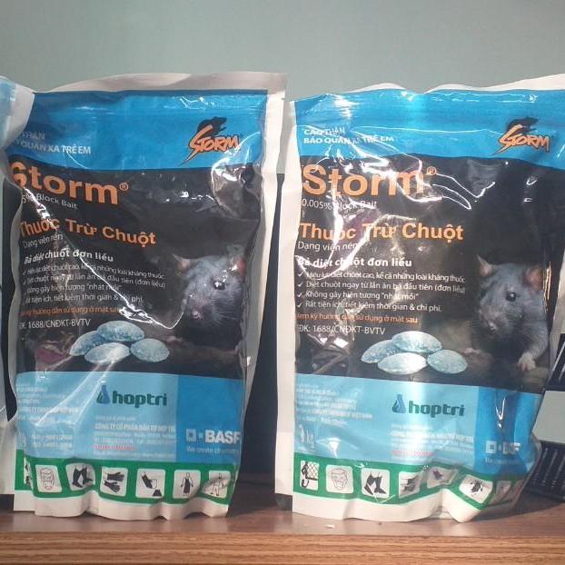 THUỐC DIỆT CHUỘT STORM( BASF-ĐỨC) 250VIEN 1KG