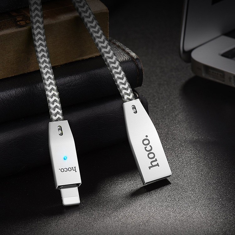 CÁP SẠC NHANH TỰ NGẮT HOCO U11 CHÂN IP LIGHTNING