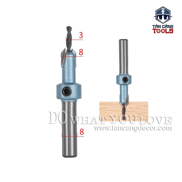 1 Mũi Khoan Mồi Âm Vít Tideway