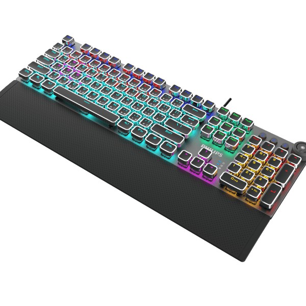 Bàn phím cơ gaming có led philips 8614