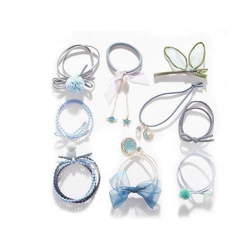 - Set túi 9 dây cột tóc phong cách hàn quốc- giao màu ngẫu nhiên