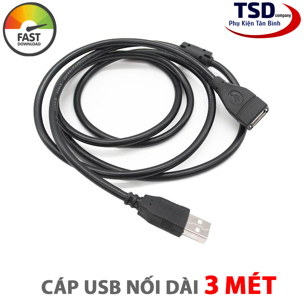 Nice 3 Meter USB Extension Cable No Interference