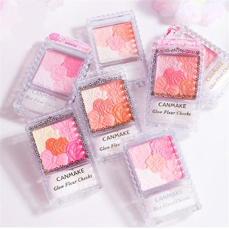 Phấn má hồng rạng rỡ Canmake Glow Fleur Cheeks Nhật Bản
