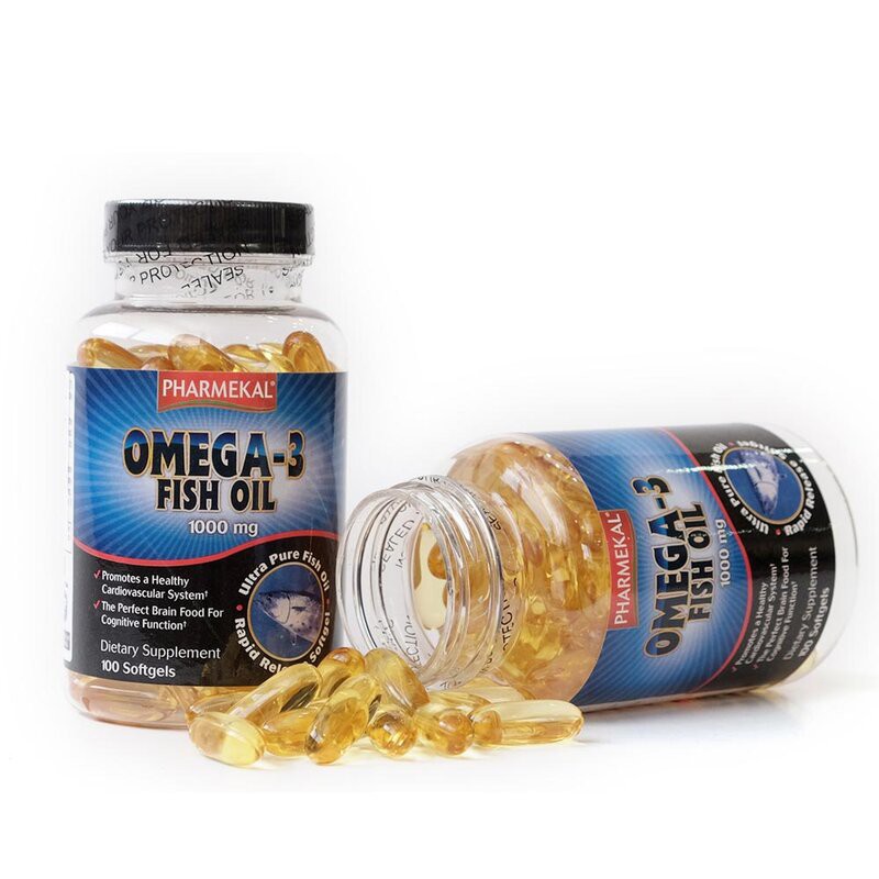 Viên Uống Dầu Cá Pharmekal Bổ Sung Omega 3 Omega 3 Fish Oil 1000mg 100  Softgels 100 Viên | Lazada.vn