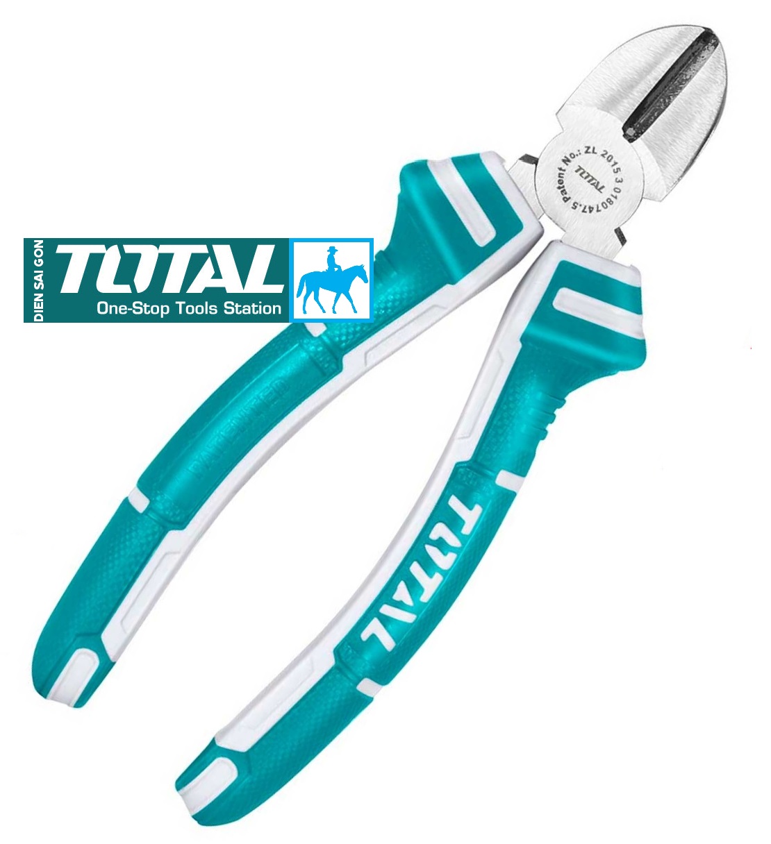 Kềm kìm cắt dài 7inch 180mm total tht130706p