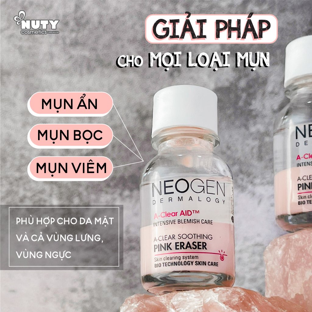 Tinh Chất Chấm Mụn Neogen A-Clear Soothing Pink Eraser (15ml)