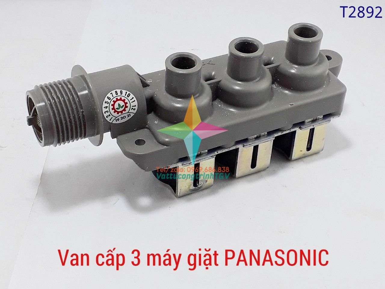 Van cấp nước ba chân thẳng máy giặt PANASONIC cửa ngang