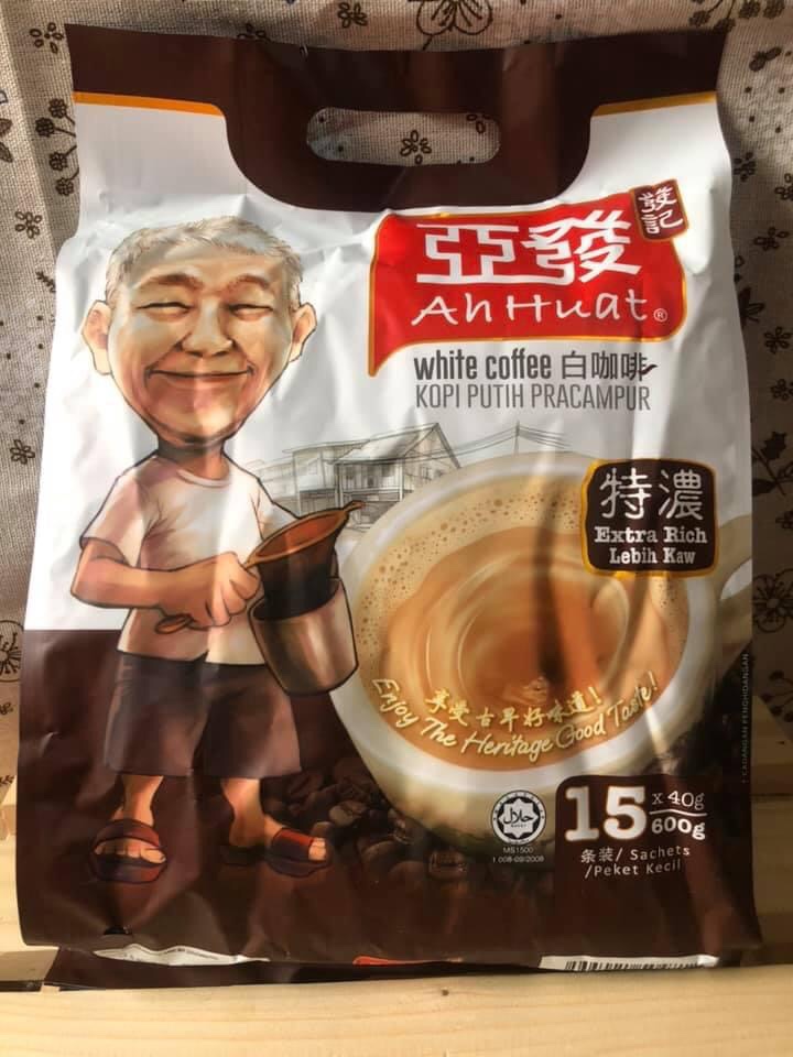 Cà Phê trắng Ah Huat White Coffee - Extra Rich