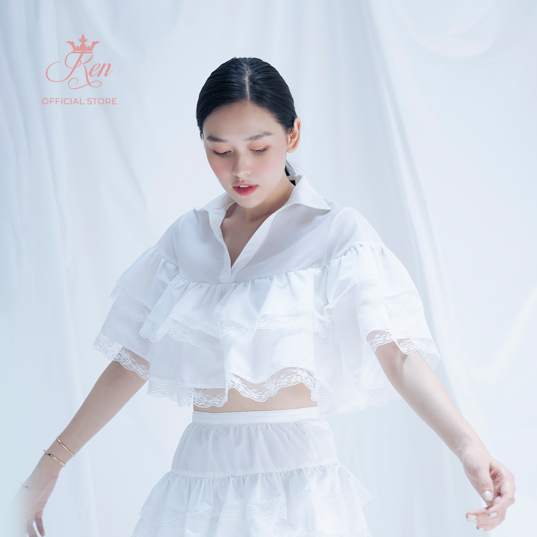 REN BY TEE - Chân Váy Tầng Phối Ren