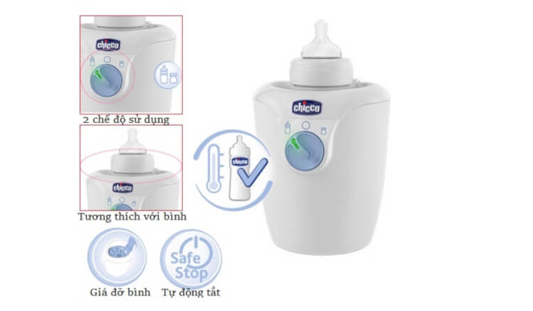 MÁY HÂM SỮA CƠ  2 in1 Chicco 7388