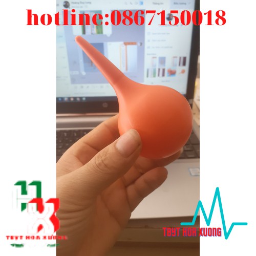 Quả Bóp Cao Su Đuôi Chuột 90ml