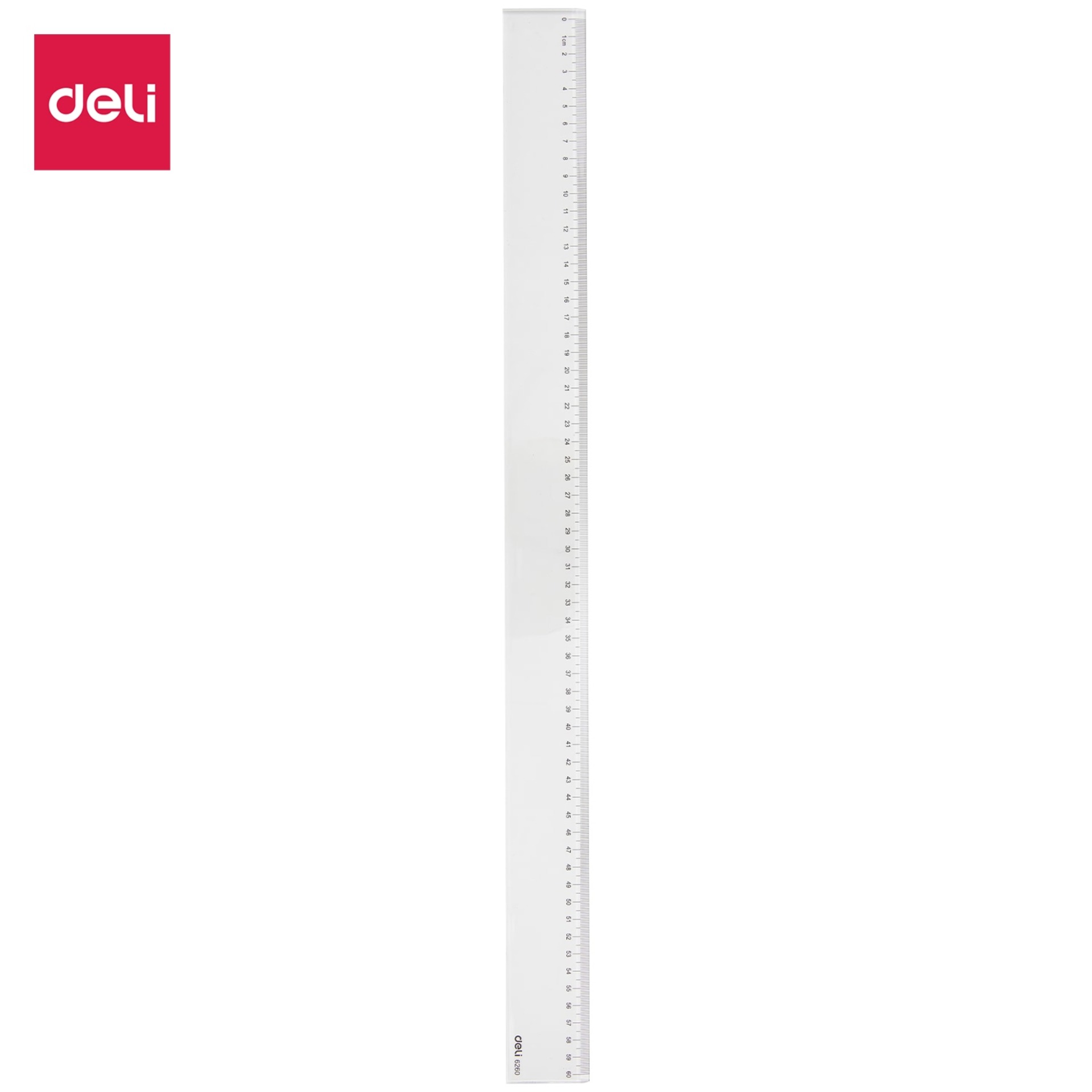 Thước kẻ 60cm Deli, trong suốt - 1 chiếc - E6260 . . . .