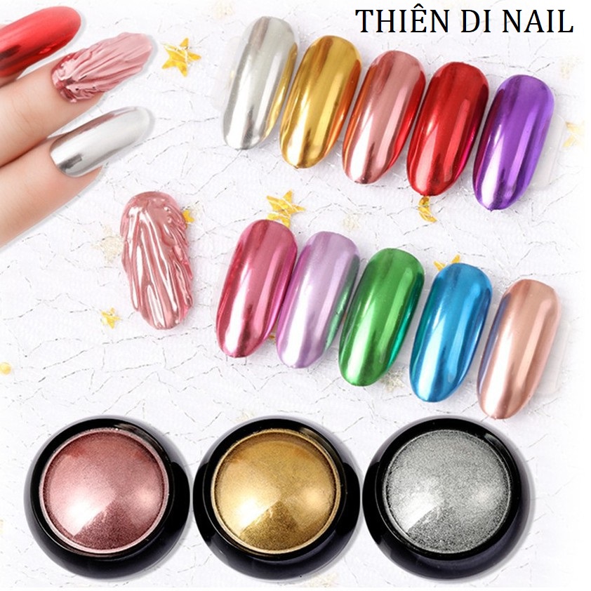 Nhũ tráng gương - bột chà móng tráng gương