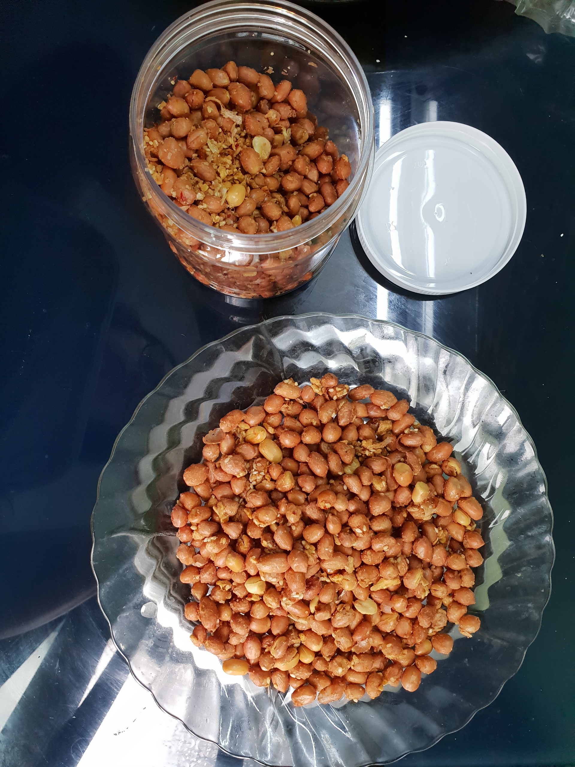 500G ĐẬU PHỘNG RANG TỎI ỚT