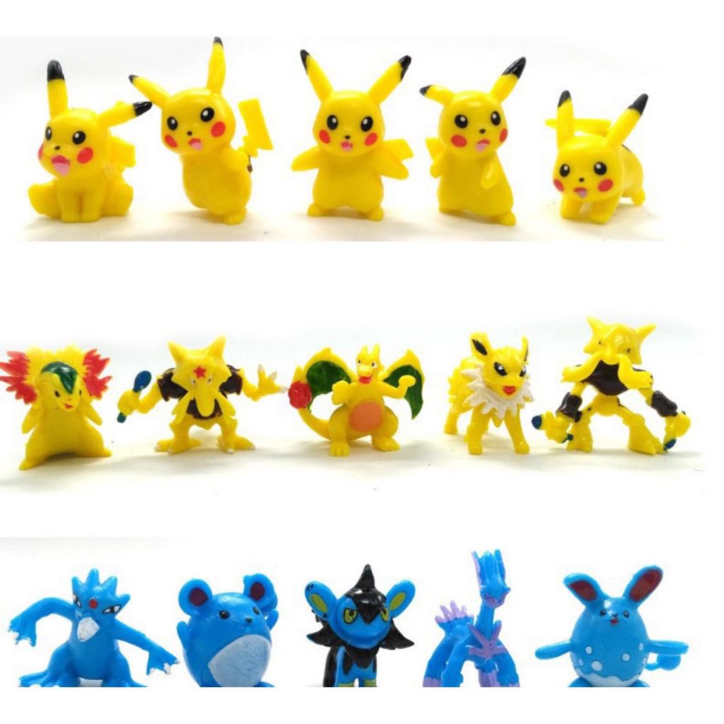 Pokemon Set 24pcs mô hình Figures mini toy