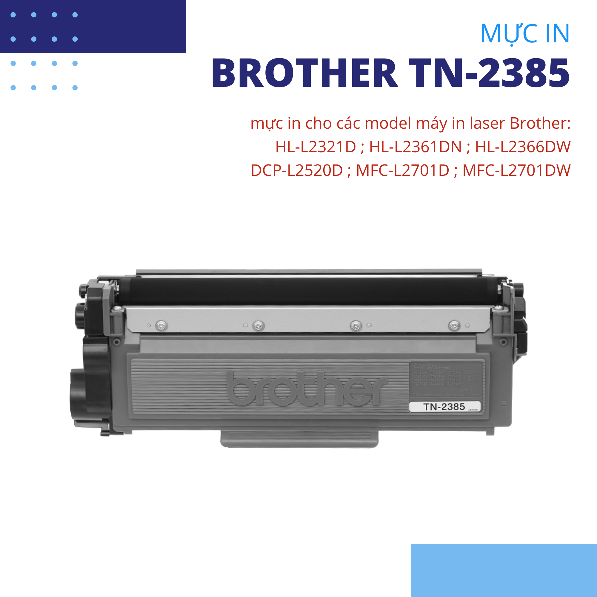 Brother TN-2385 mực máy in Brother