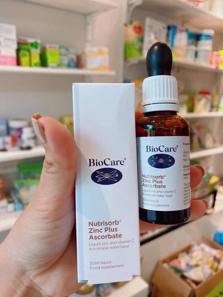 Kẽm nước Bio Care zinC 30ml Liquid