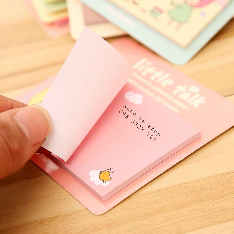 Note chữ nhật nhiều màu - 1 set 3 cái