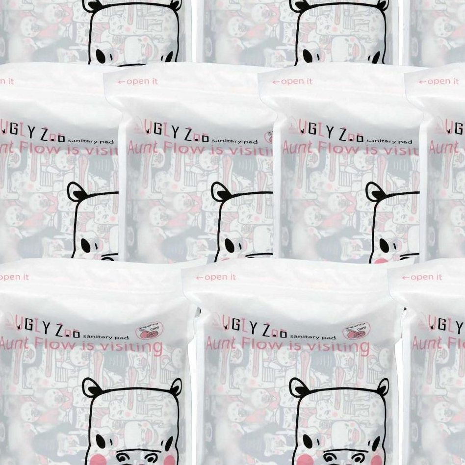[HCM]Combo BVS Belle Flora Ugly Zoo 10 gói ban ngày_Tặng gối tựa lưng cute