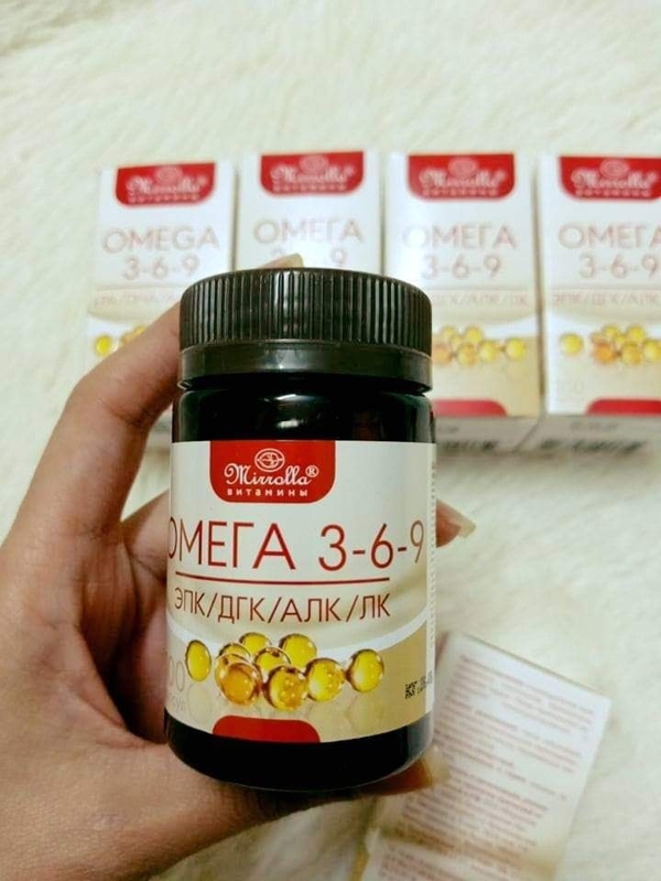 Viên uống Omega 3 6 9 Mirrolla 369 – Nga
