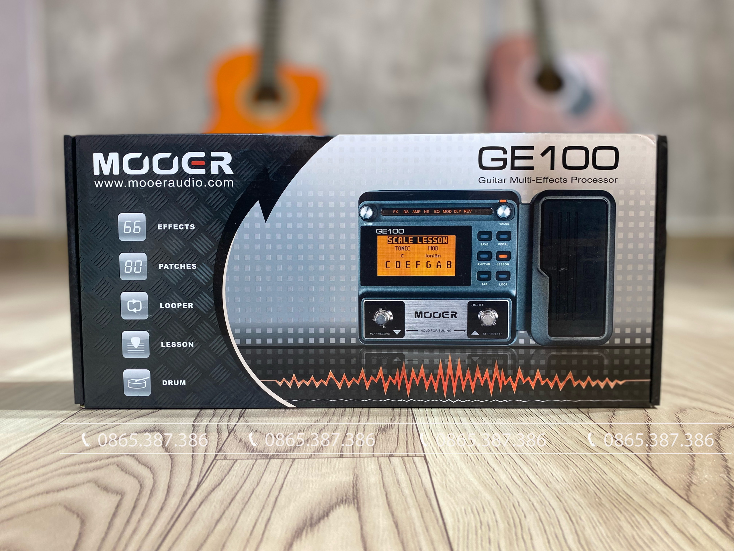 Phơ MOOER GE100 dành riêng cho guitar điện