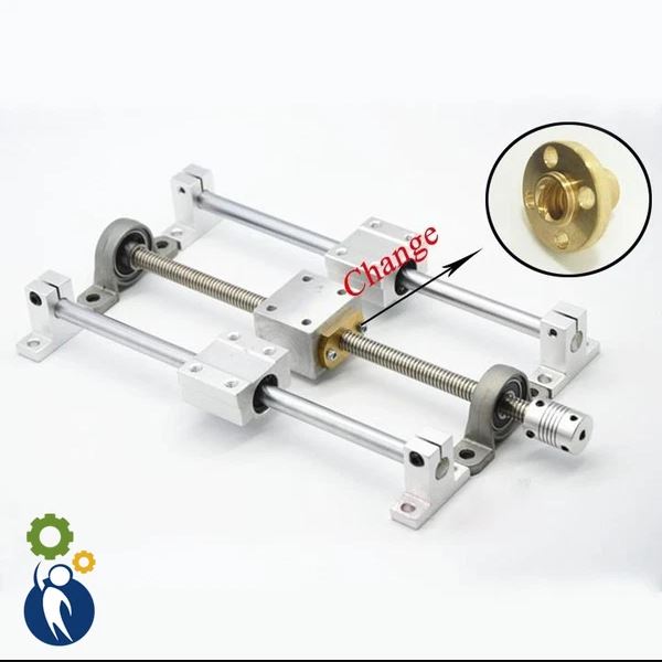 Thanh Vít Me Bước 8 đường kính thanh 8mm dài 30cm (không kèm đai ốc)