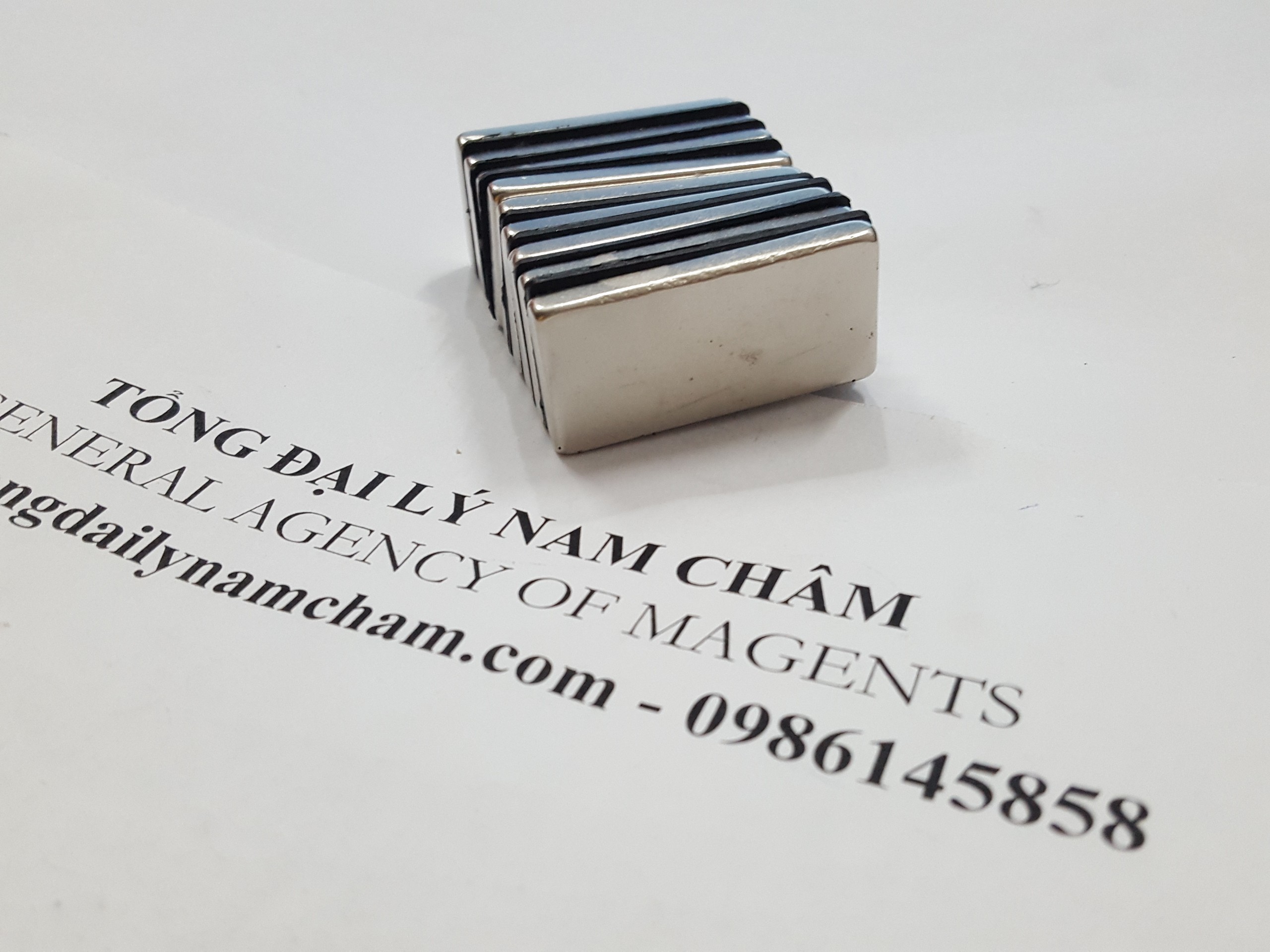 5 viên nam châm 40x20x5mm