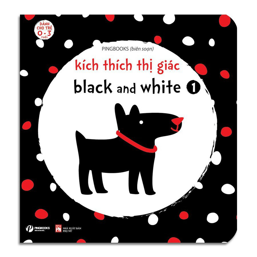 Sách Kích thích thị giác - Black and white ( Combo 3 cuốn )