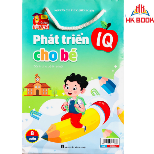 Sách - Phát Triển IQ Cho Bé 5 đến 6 tuổi (Combo 8 quyển)