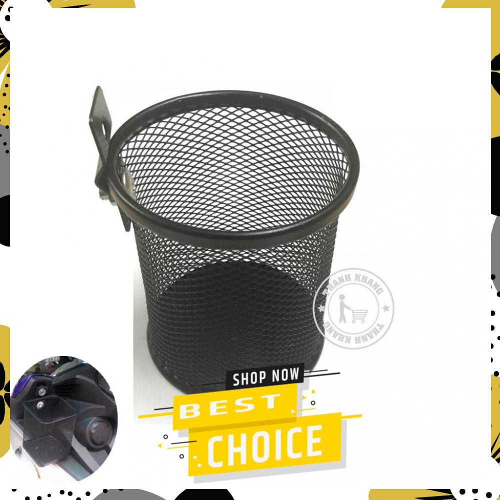 [HCM]Giỏ tròn gắn xe máy Thanh Khang 006000189 (Đen)