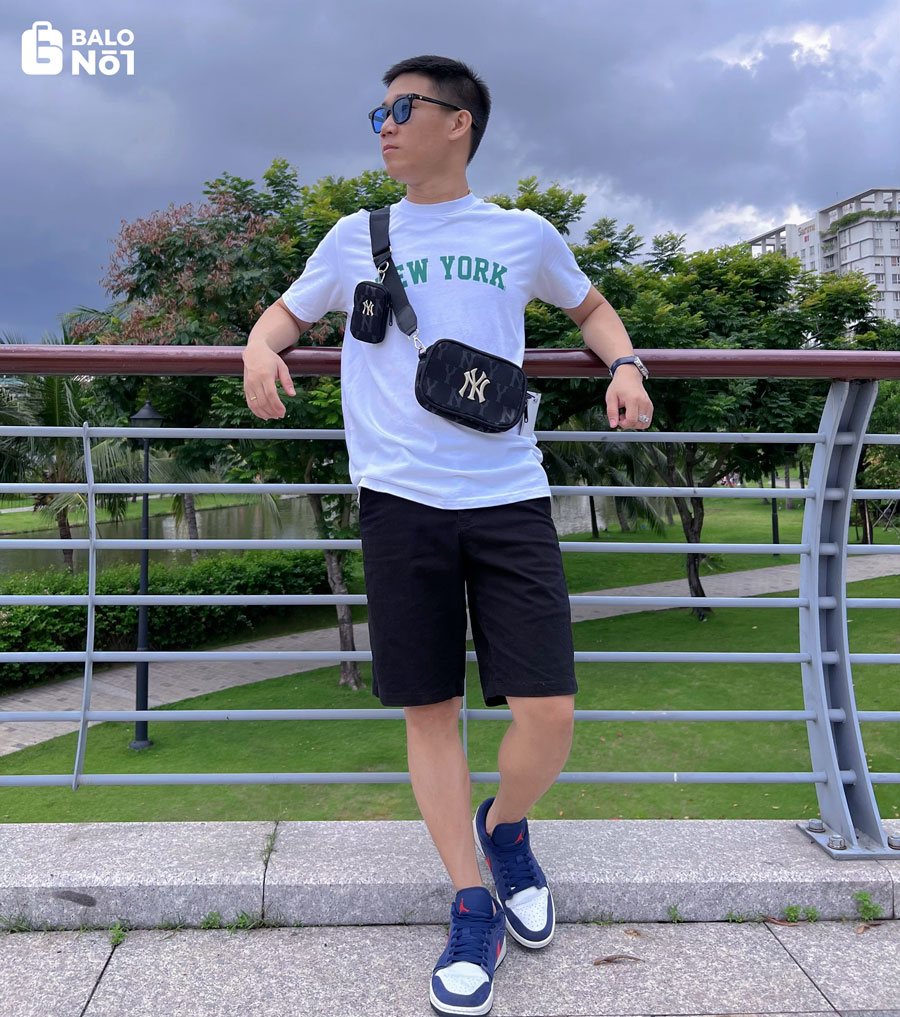 Túi Đeo Chéo M.L.B B313 Mini monogram Cross Bag